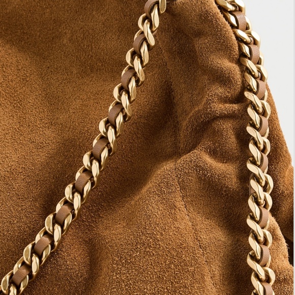 Veronica Beard Brown Suede Slouch Shoulder Bag - Picture 5 of 6